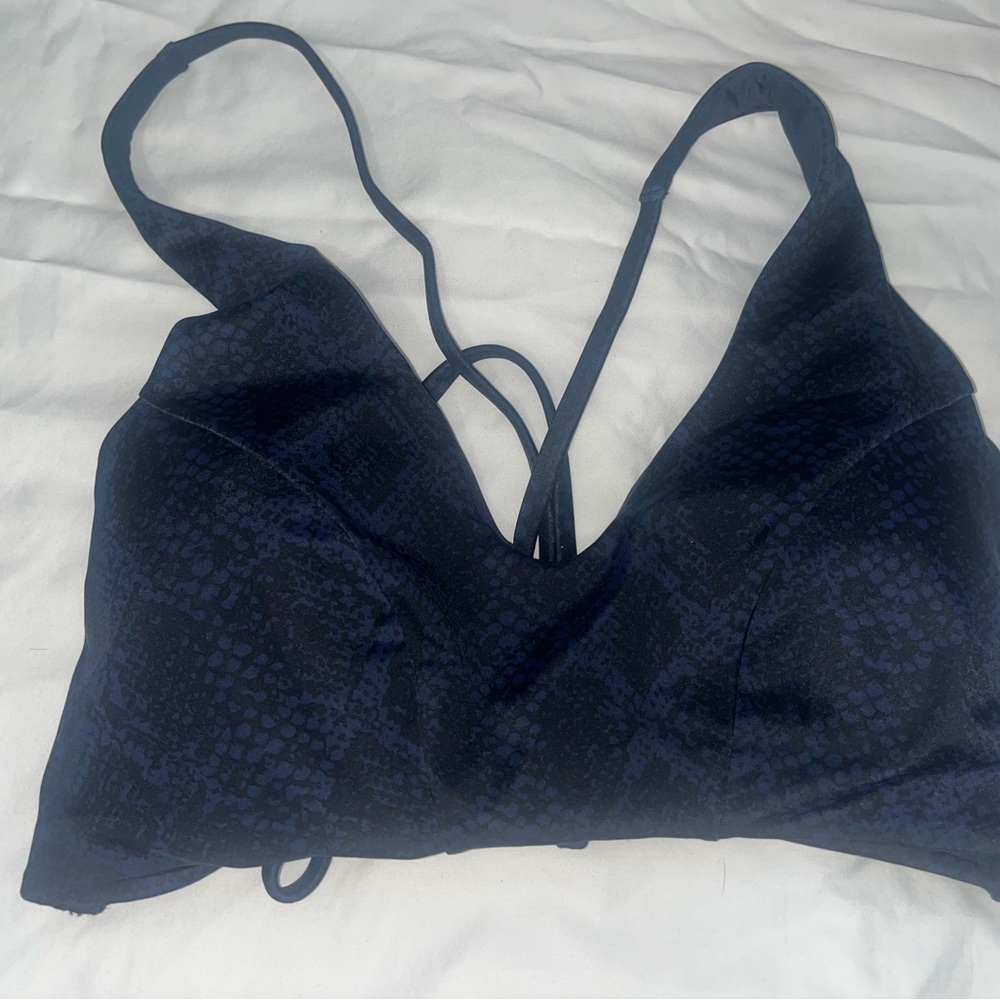 Elegant Navy Blue Women's Bralette